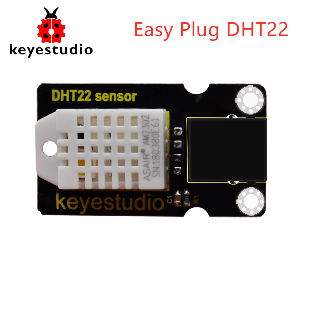 Keyestudio RJ11 Easy Plug DHT22 (AM2302)Temperature and Humidity Sensor ...