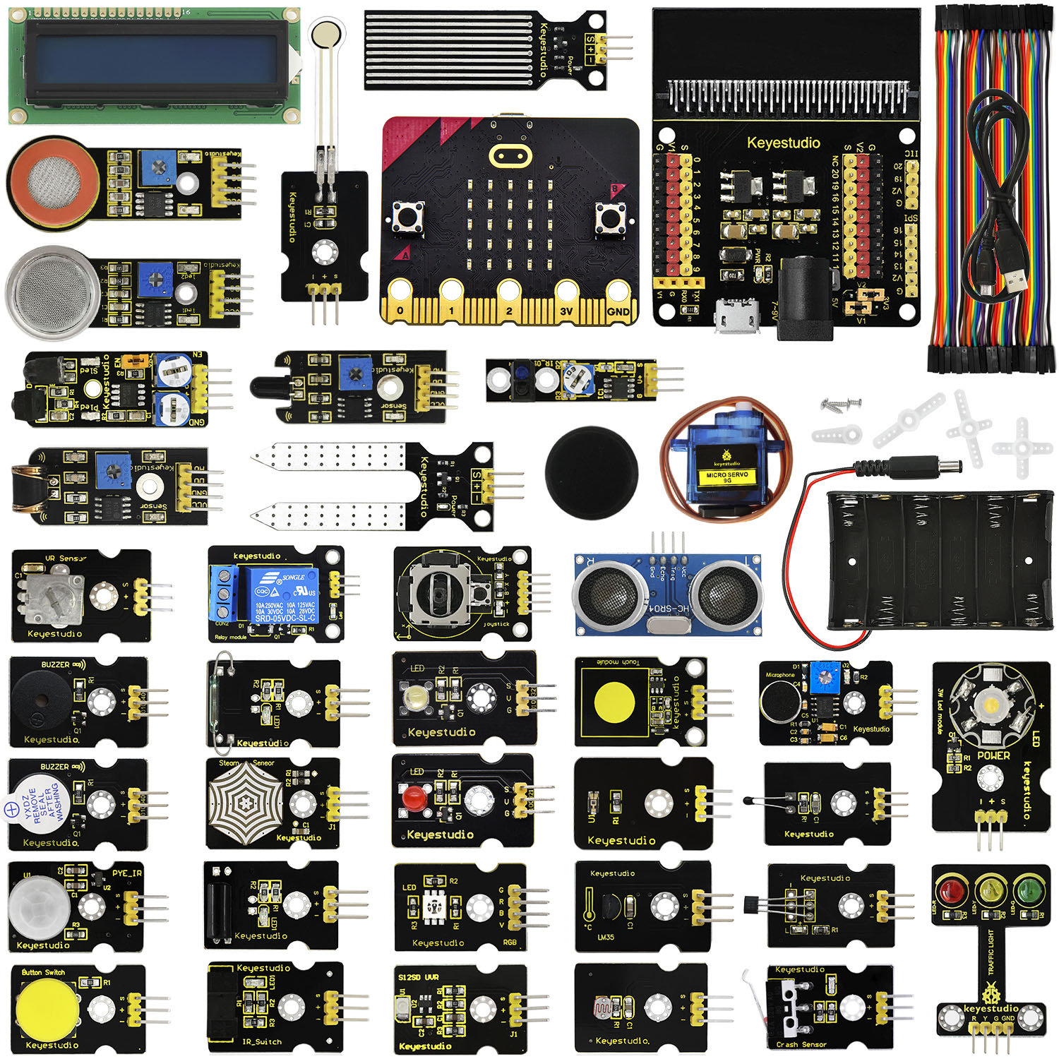 BBC Offical Micro:bit V2/V1.5 board for STEM Education Kids Coding Robot