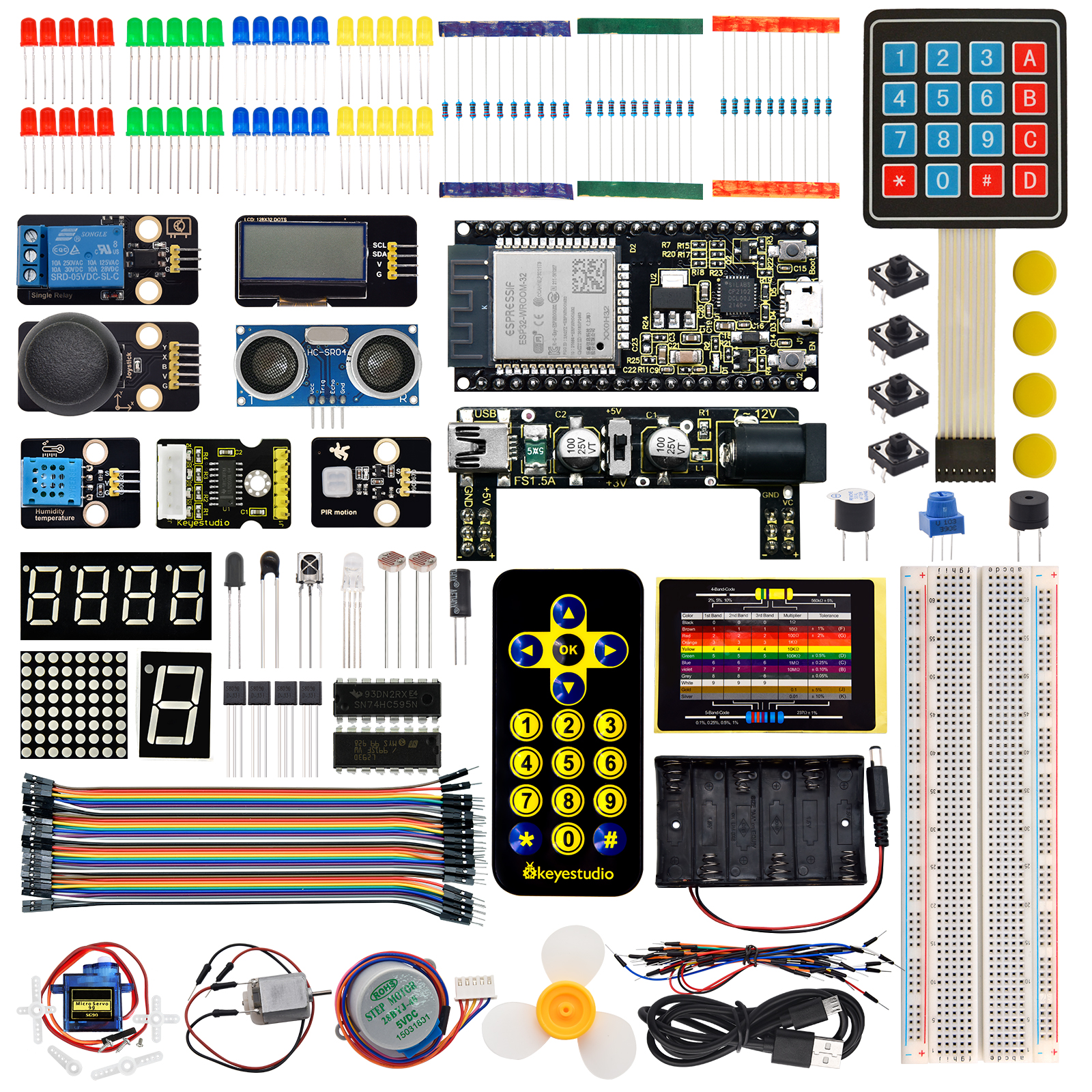 Universal IOT Experiment Kit for ESP32(SHT30)