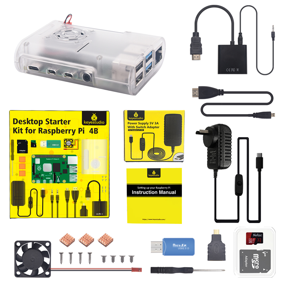 Raspberry PI 4 Starter discount Kit 4 GB